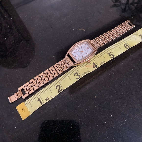 Ellen Tracy Gold Tone Watch - Picture 3 of 6